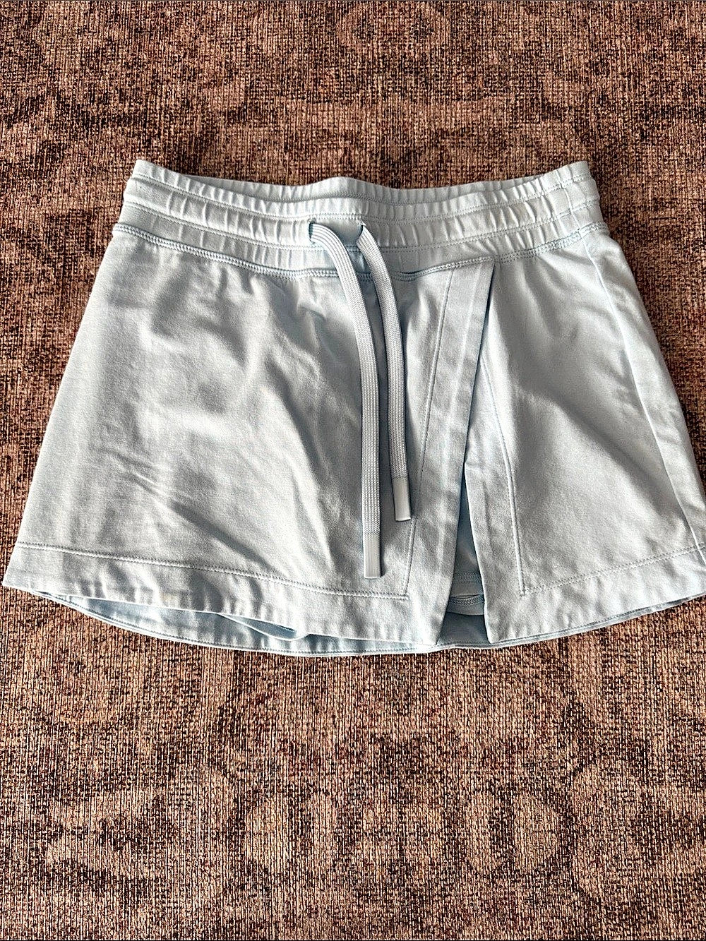 JoyLab Washed Jersey Slit Skort Athletic Shorts in Blue Small